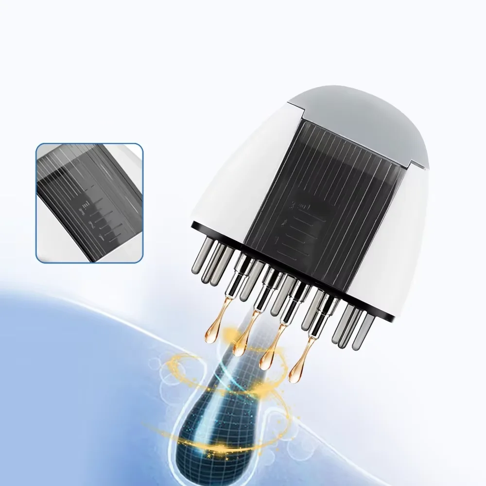 

Mini Scalp Applicator Hair Growth Head Massager Roller Brush Essential Oil Medicine Liquid Applicator Red Light Massage Comb