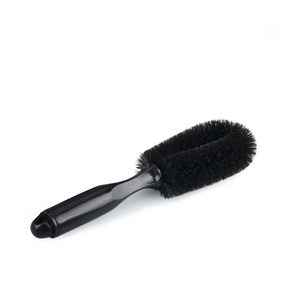 Soft Car Accessories with Handle Cleaning Tool Brush Tire Cleaner Car Wheel Brush Detailing Cleaning Brush Rim Scrub Brush