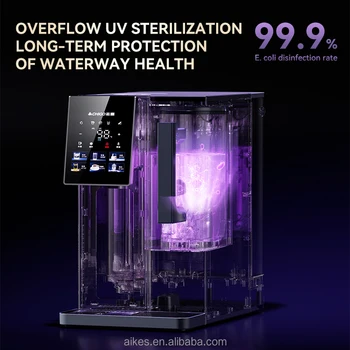 Alternative view of Household Countertop Reverse Osmosis Water Purifier with  Hot & Cool Water Function, Zero Installation, electronic ice