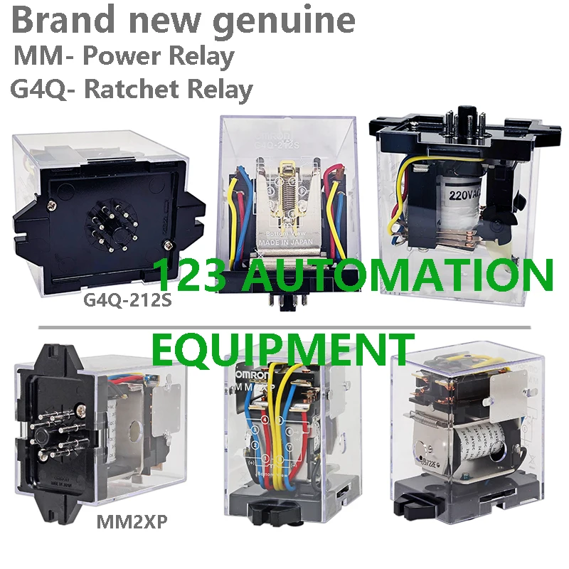 

Аутентичные новые реле Omron G4Q-212S MM2XP MM2XP-D 24 В постоянного тока 220 В переменного тока силовое реле с храповым механизмом