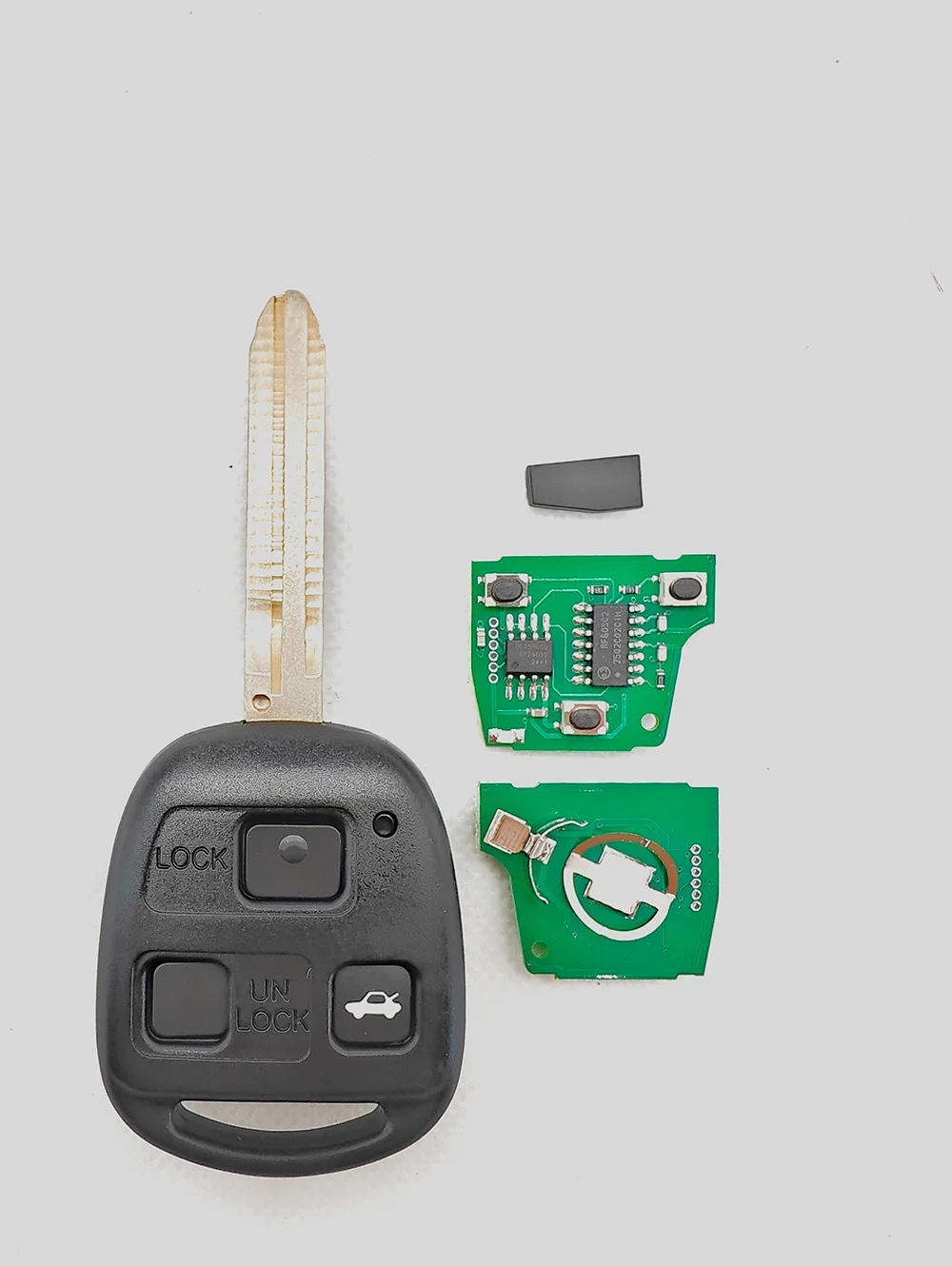 Sunshine，50171，433MHz 4D67/4D68 Chip Fob 2/3 Buttons，for Toyota Prado 120 RAV4 Kluger Previa FJ Cruiser Land 100 Remote Key