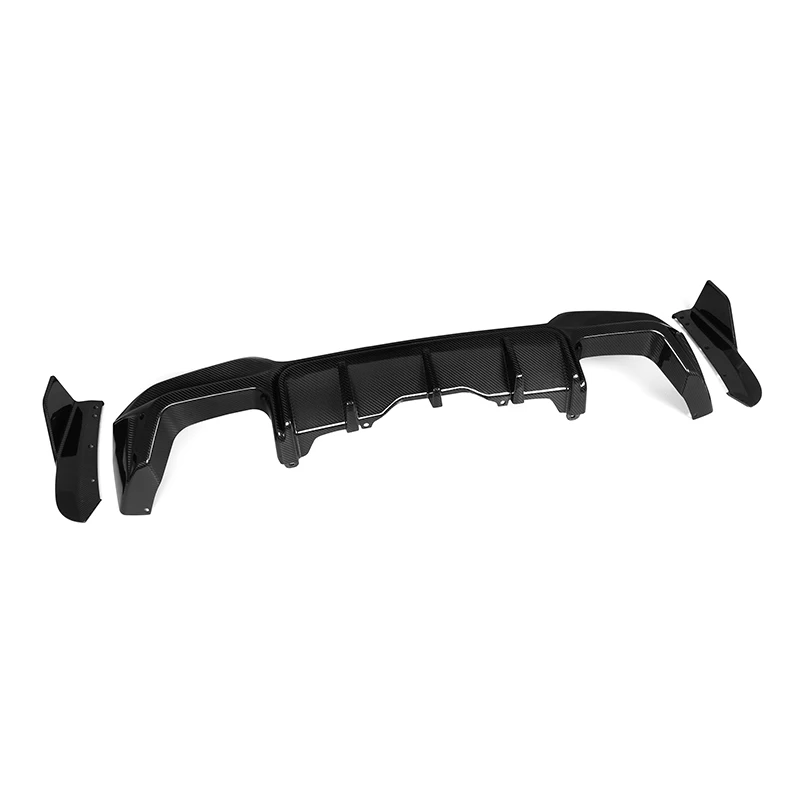 Hot selling：High Quality Rear Diffuser for X3M F97 LCI 2022+SQ Style Dry Carbon Fiber Car Body Kit Rear Bumper Diffuser