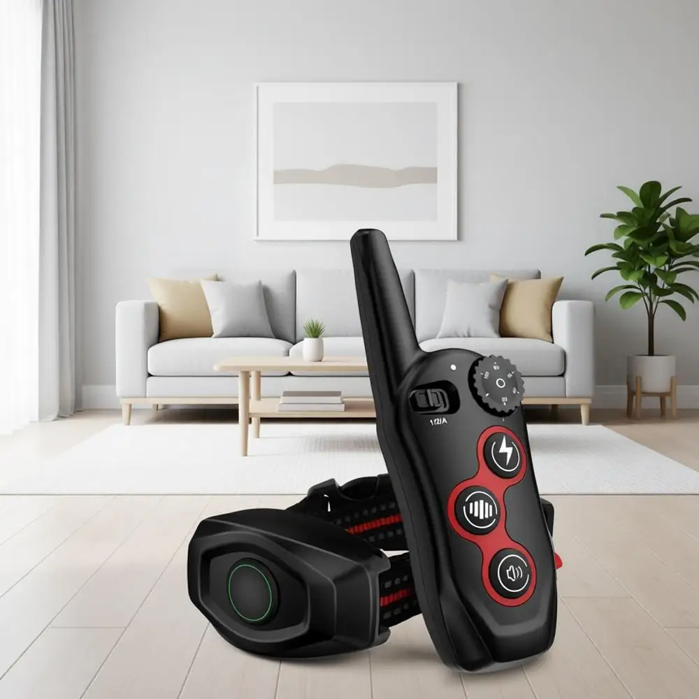 

2 in 1 Dog Shock Collar - Bark Collar with Remote, 3 Remote Training Modes, Vibration 1300t Dog Training Collar for Small Medium