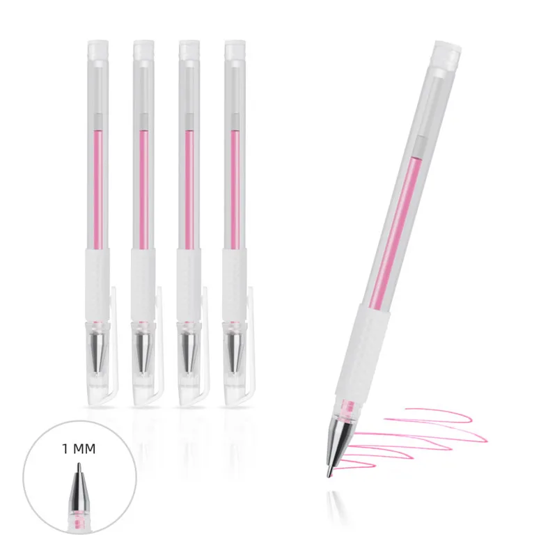 

5/10Pcs White Pink Surgical Skin Marker Pen Permanent Makeup Eyebrow Scribe Waterproof Marker Brow Pencil Tattoo Accessories