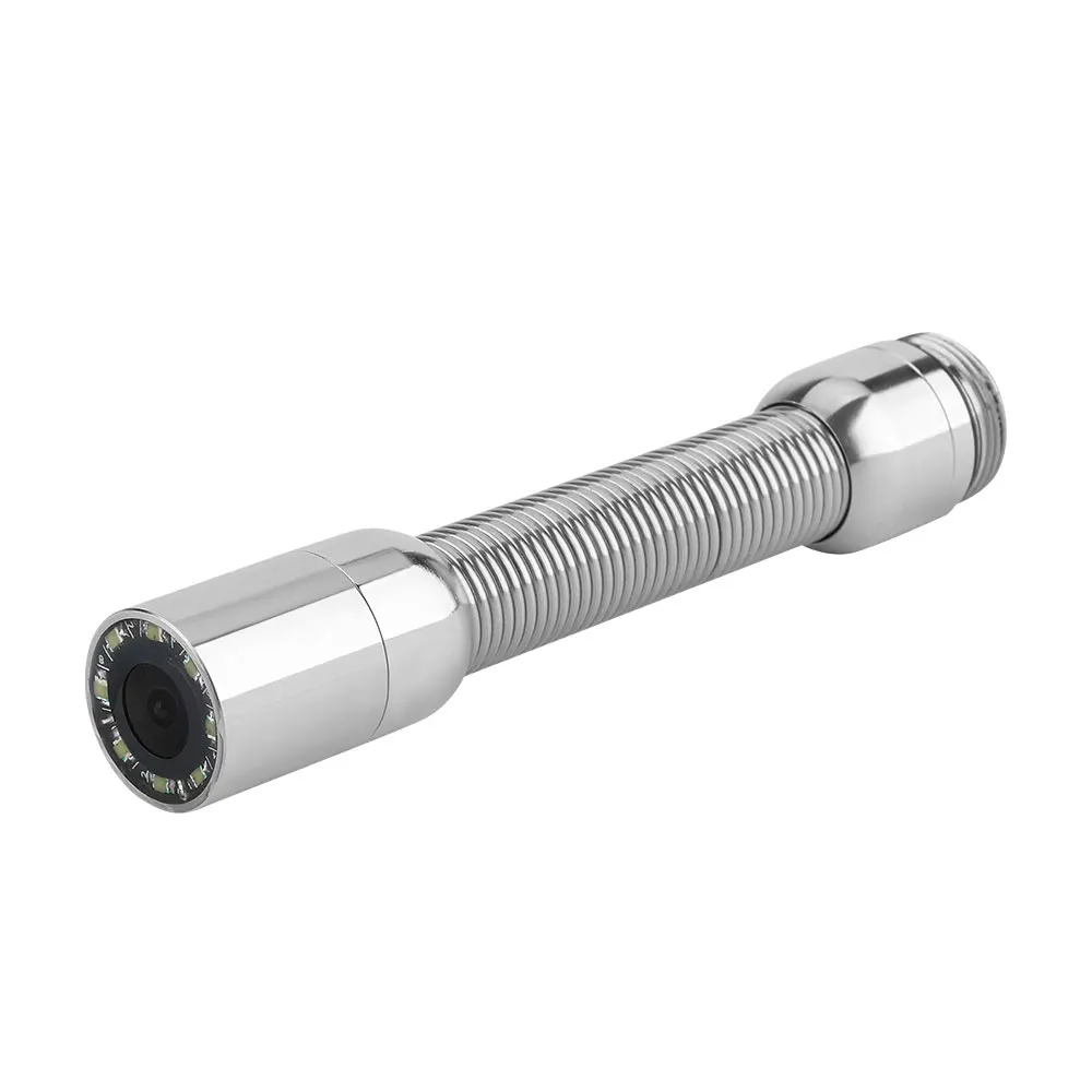 

17mm Pipeline Inspection with 8Pcs Led Lights Drain Pipe Sewer Snake Video Camera Head Wall Inspection Camera Replace Head