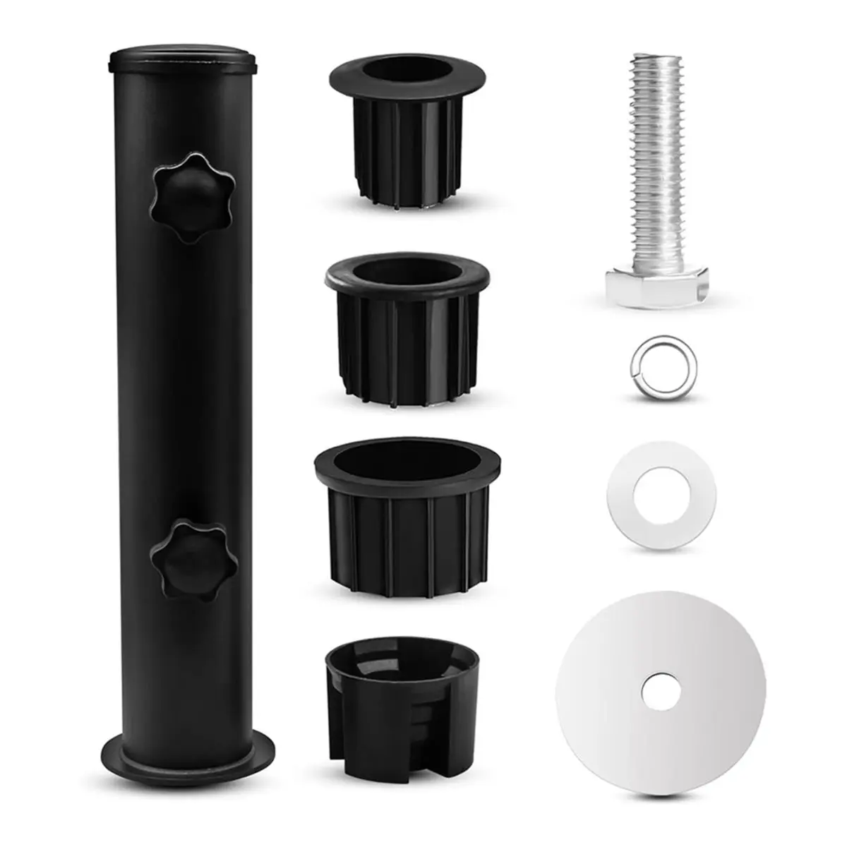 2026 Trend Umbrella Pole Replacement Umbrella Mount, Metal Deck Umbrella Holder Outdoor, Universal Umbrella Replacement