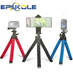 Tripods for Gopro Hero 12 11 10 9 Mini Octopus Tripod Accessories Tripods for Phone Mobile Camera Holder Clip Stabilizer Bracket