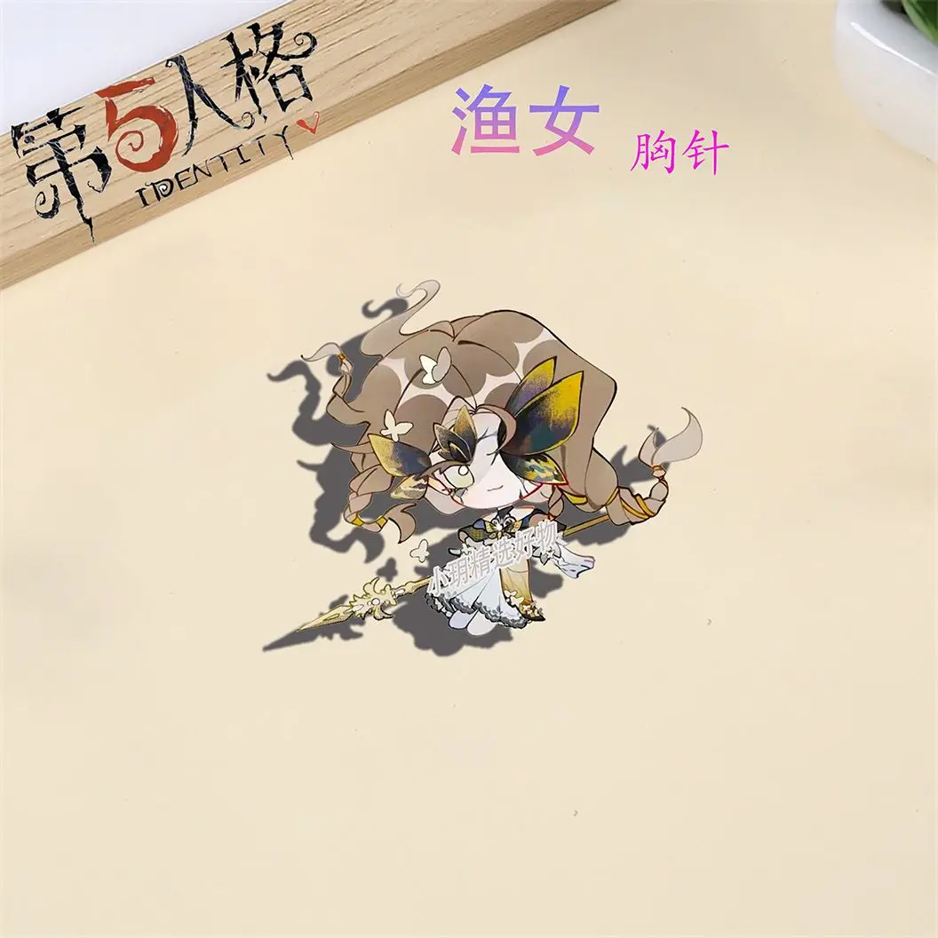 4 個新アイデンティティ V グレースバッジアニメかわいいブローチラペルピン DIY バックパック帽子服アクセサリーグッズギフト