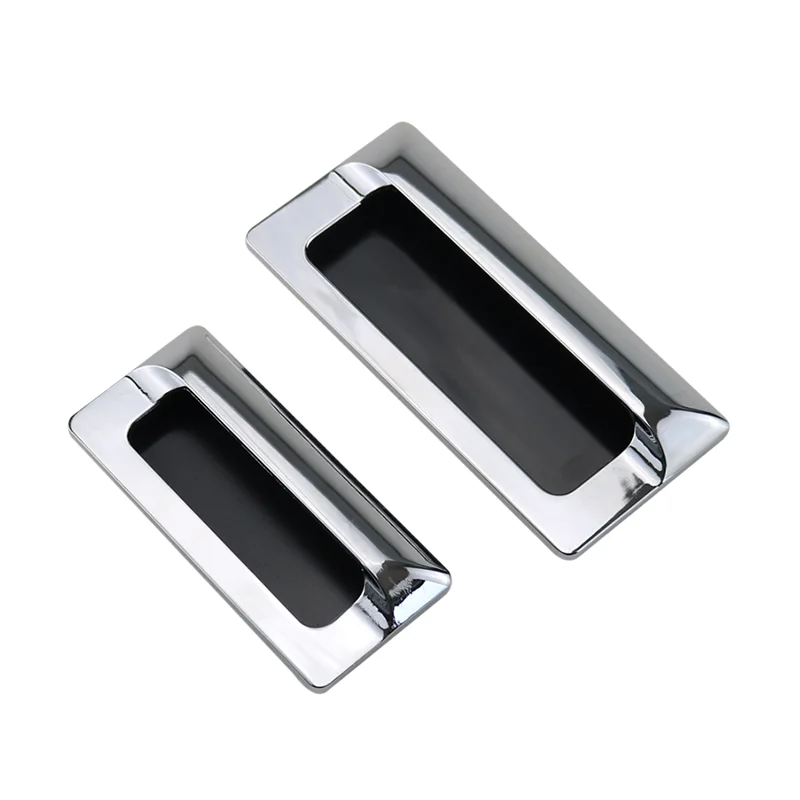 (5pcs) Zinc Alloy Concealed Embedded Handle Industrial Equipment Handheld Electrical Control Cabinet Embedded Sliding Door Lock