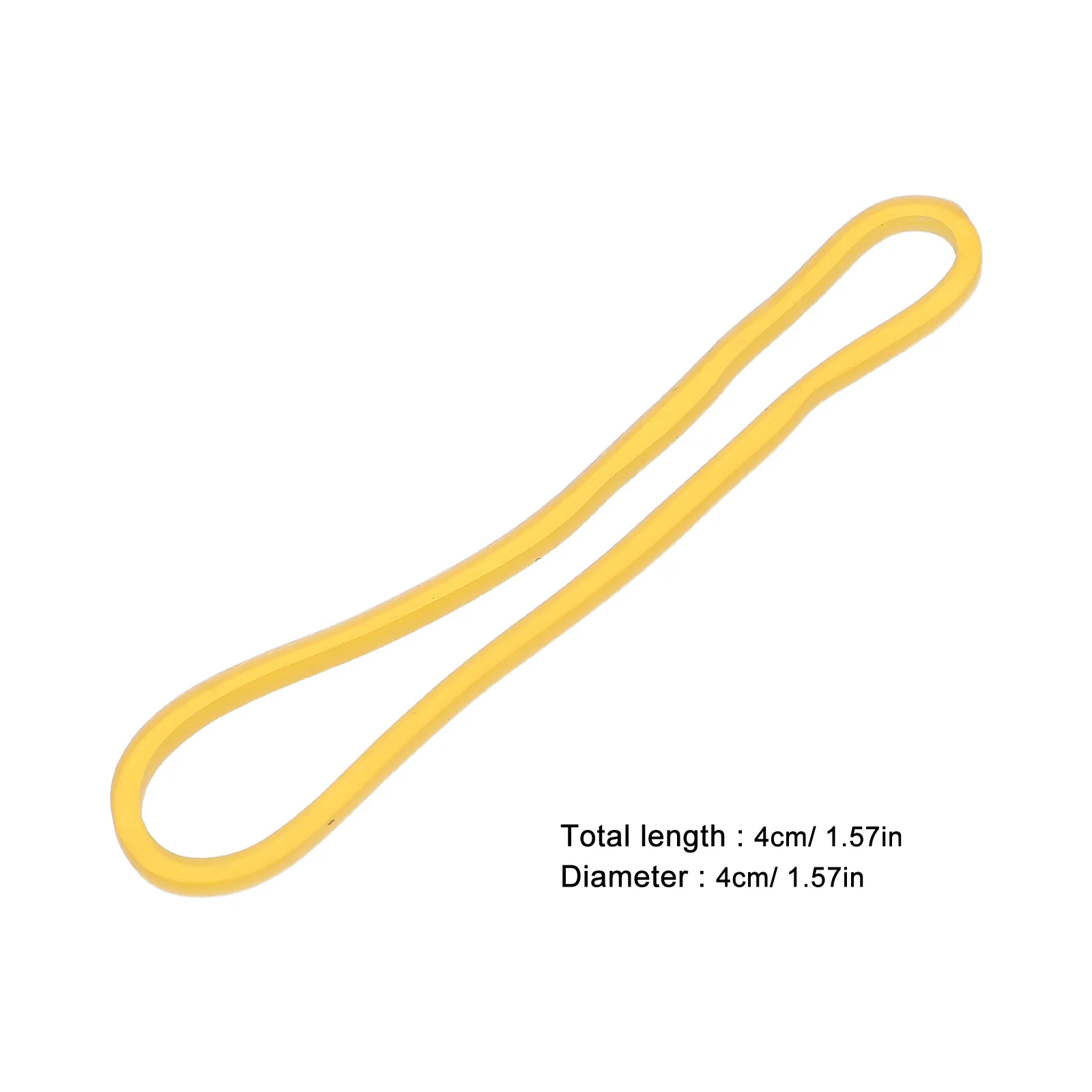 500pcs Rubber Bands Yellow Thick Elastic Bands For Office School Home Heavy Duty File Folder Money Wrappers Reusable