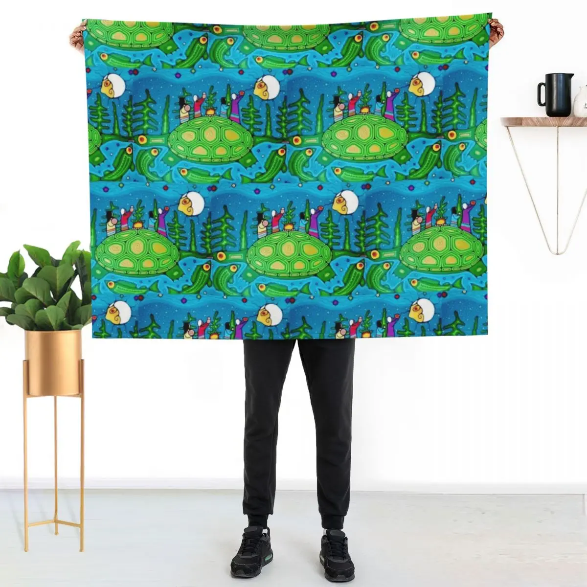 Full Moon Ceremony, 2018 Throw Blanket Reusable Durable Soft Blanket for All Seasons