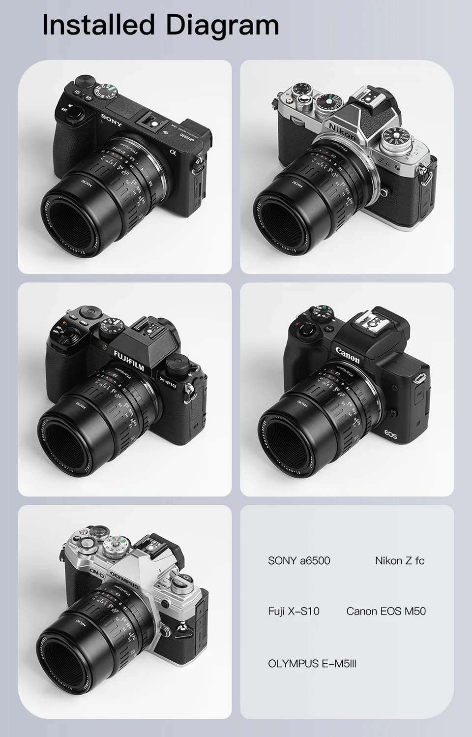 TTARTISAN 40mm F2.8 APS-C Makro-Kameraobjektiv für Insekten, Schmuck, Porträts, Stilleben, kompatibel mit Fuji XF, Sony A7RIII, Z, RF, M43 – Detail 15