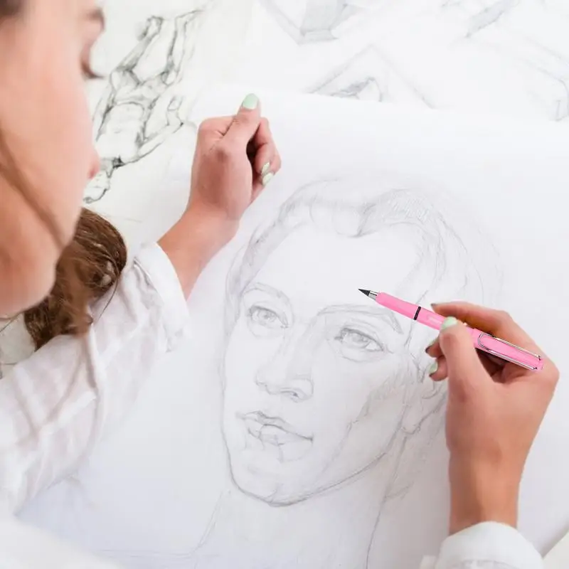 ไม่จำกัดเขียนดินสอ Inkless ดินสอนิรันดร์นิรันดร์ดินสอเทคโนโลยีไม่จำกัดเขียนดินสอไม่มีหมึกสำหรับนักเรียน