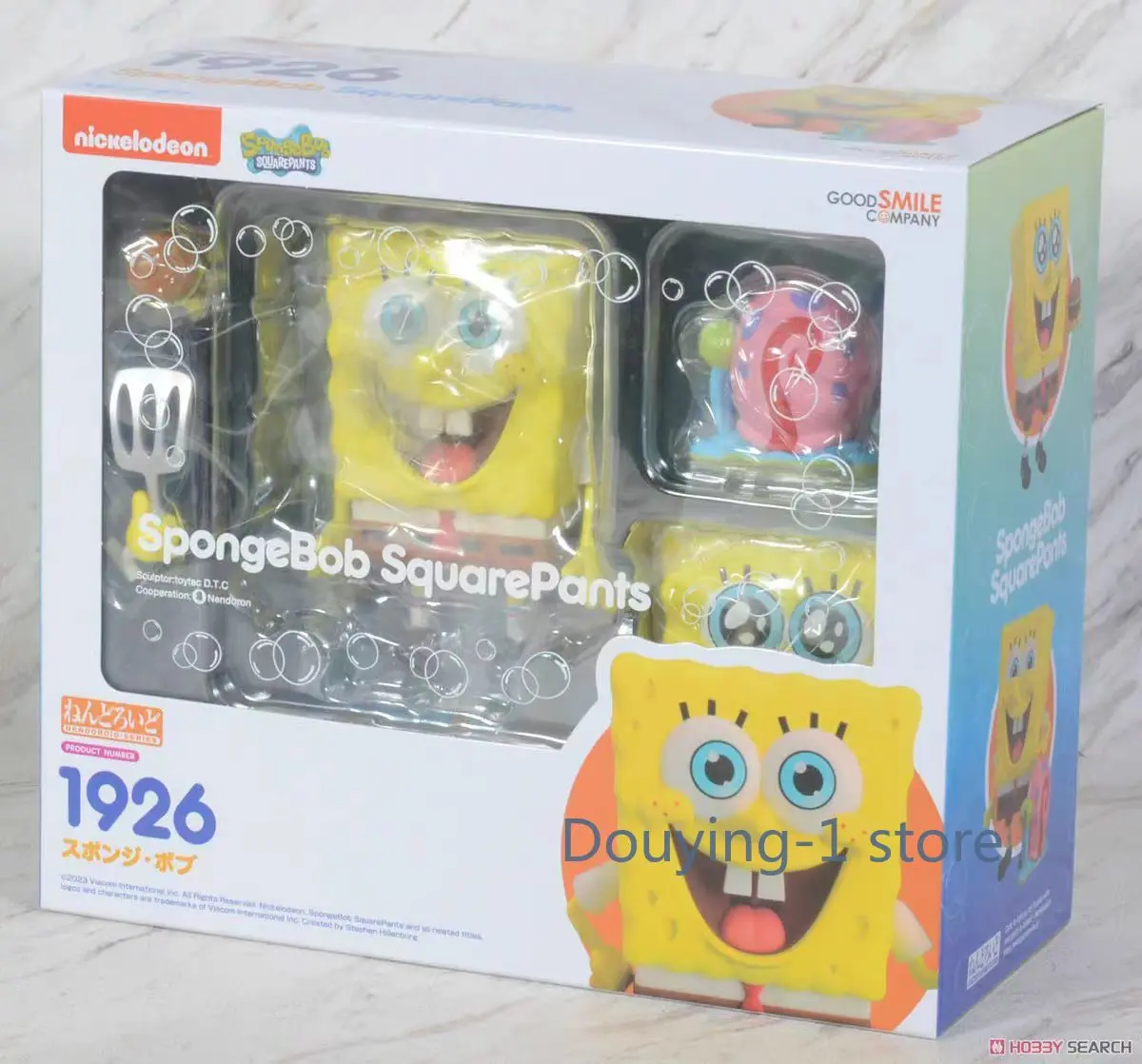 

In Stock SpongeBob SquarePants Anime Action Figures Patrick Star Squidward Cartoon Character Model Desktop Decoration Ornament