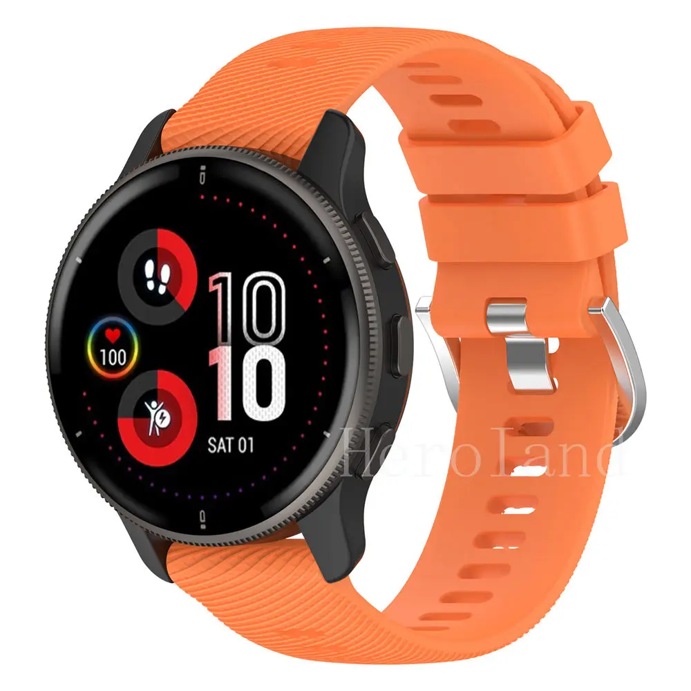 Силиконовый ремешок для наручных часов Garmin Forerunner 255S 255 Vivoactive 3