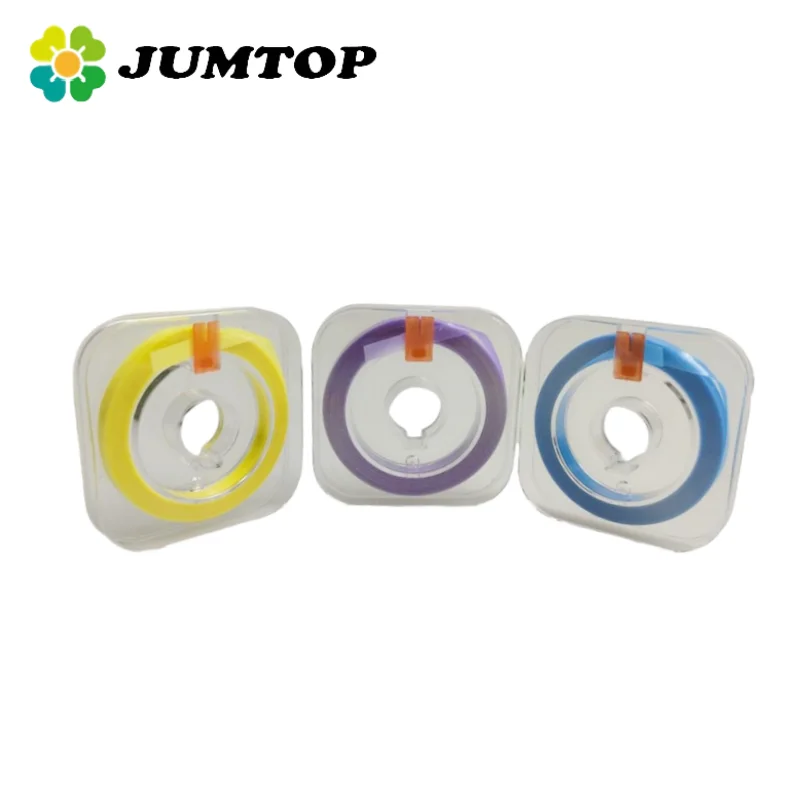 JUMTOP Dental Polishing Strip Roll 4mm*6m Teeth Grinding Sanding 3 Color Dentistry Teeth Whitening Material