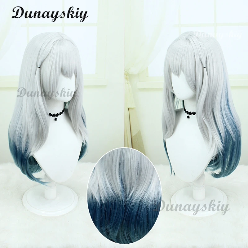 Honkai Star Rail Firefly Cosplay Wig 67cm Long Straight Wig Anime Wigs Heat Resistant Synthetic Firefly Cosplay Wigs