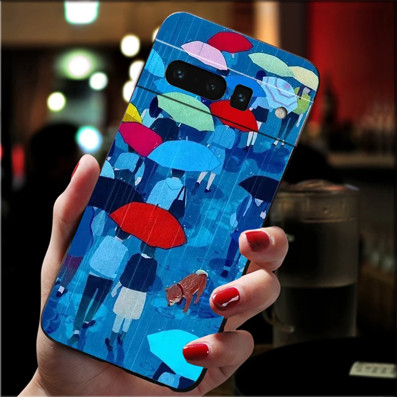 

Phone Case for Google Pixel 10 9 Pro XL 9A 8 7 6 Pro Pixel 8A 7A 6A Pixel 8 7 6 5 Shiba Inu Painting Case Funda