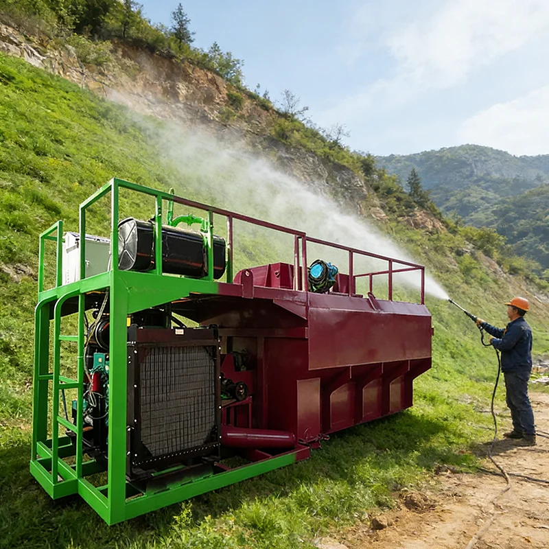 Customized Heavy Duty Hydroseeder For Highway Slope Protection And Ecological Restoration,Grass Seed Spraying Machine