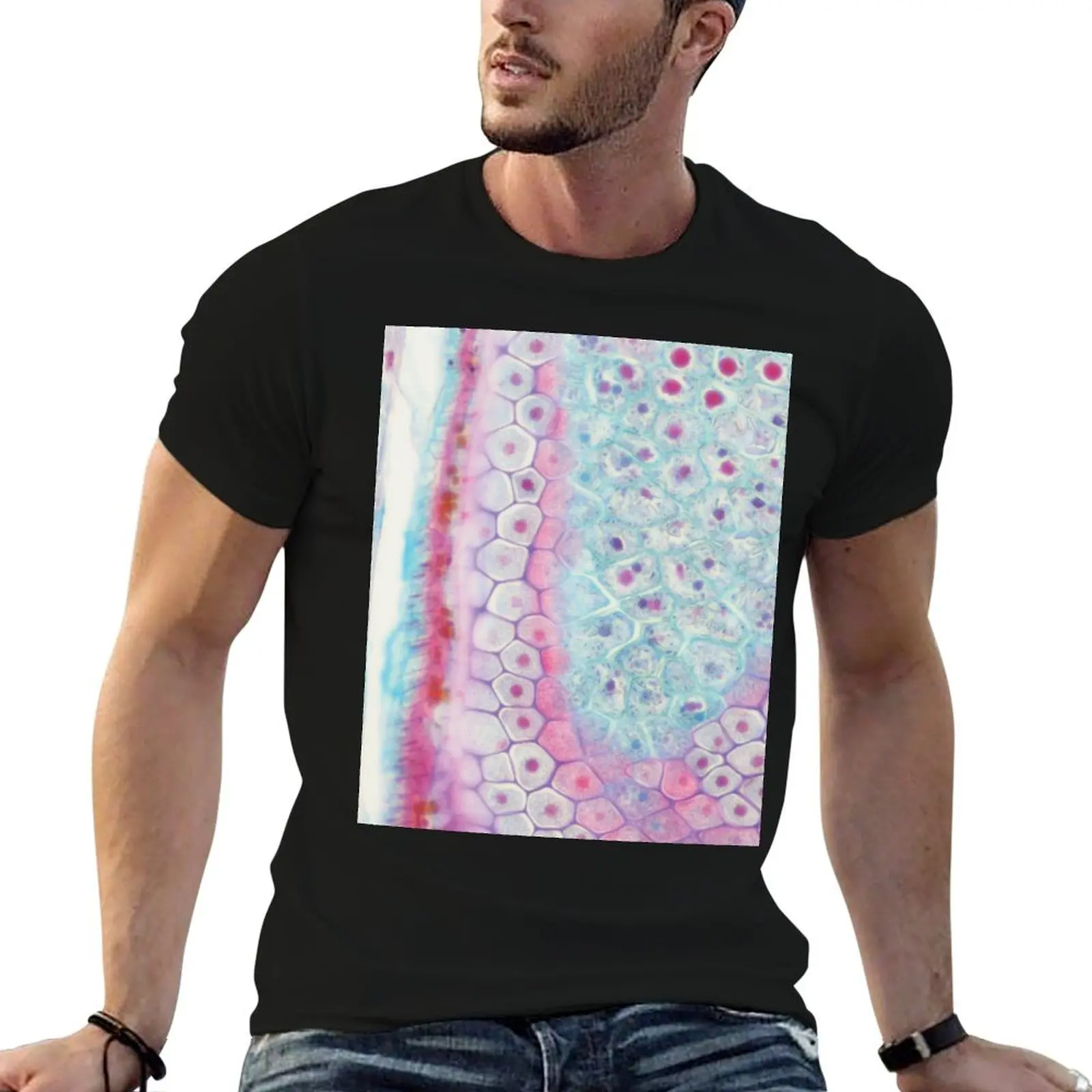 

Plants under Microscope T-Shirt anime t shirts baggy shirts custom shirt mens t shirt graphic