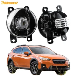 2 X 30W H11 Car Front Fog Light Assembly LED Lens Fog Lamp For Subaru XV Crosstrek 2012 2013 2014 2015 2016 2017 2018 2019 2020
