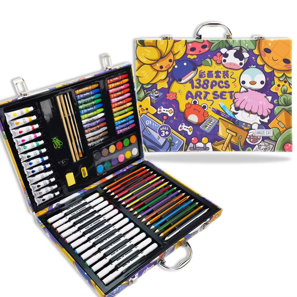 Hot Selling School Stationery Gift Set Drawing Set High-value Student Art Drawing Set for Child Birthday Gift