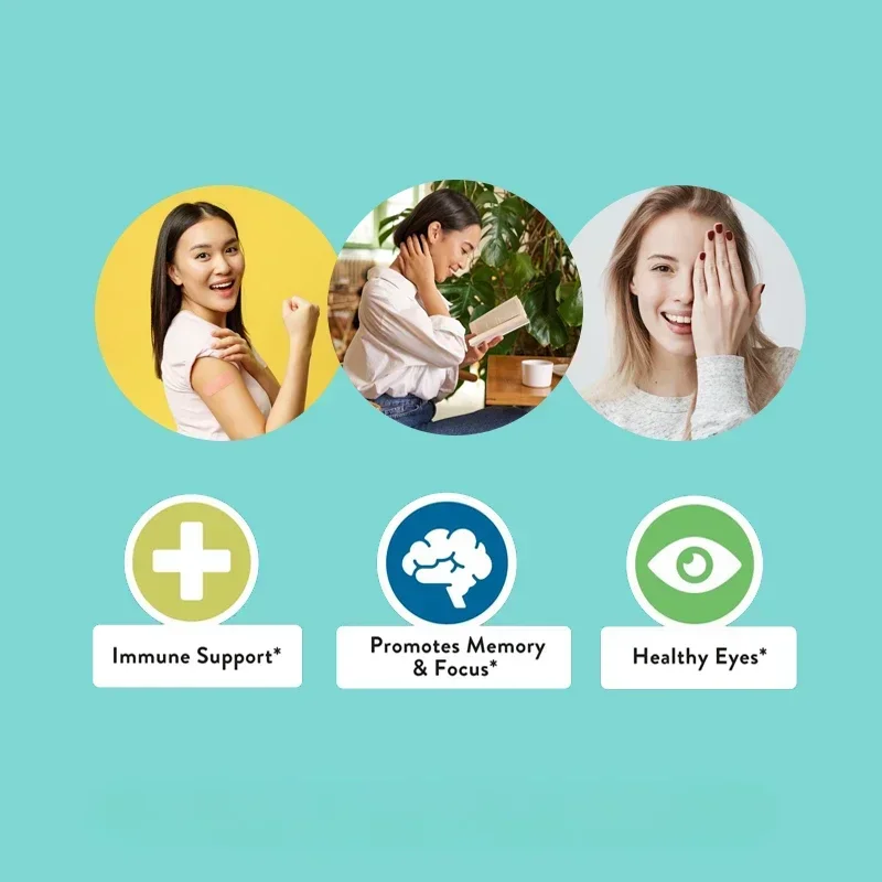 Vegan OMEGA-3 Capsules - Supports Heart, Brain and Eye Health, Provides Sustained Energy and Promotes Nutrient Absorption
