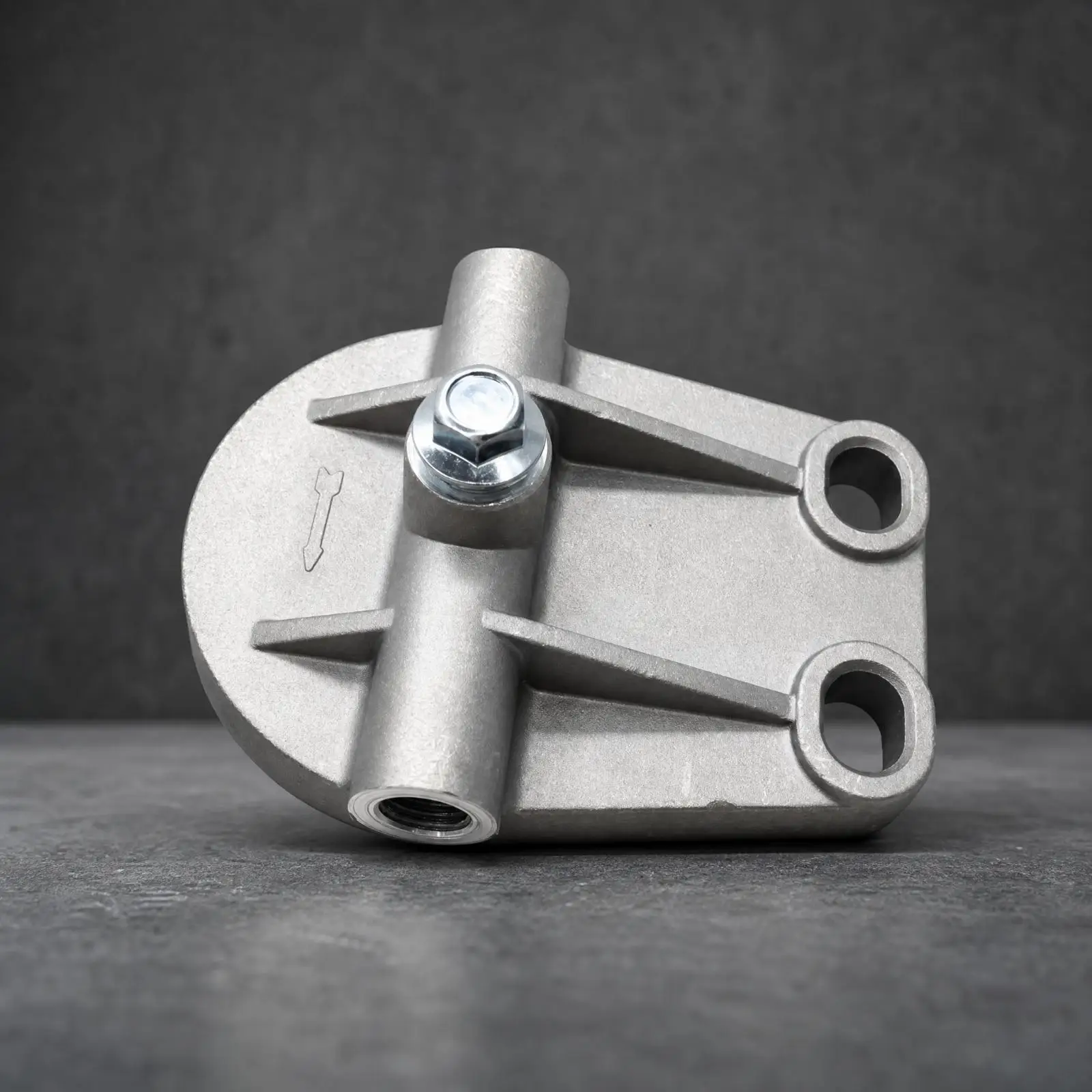 Dossan Excavator Fuel for seat Replacement Metal Filter Housing Base with Hexagonal Fastener for 1212 Series