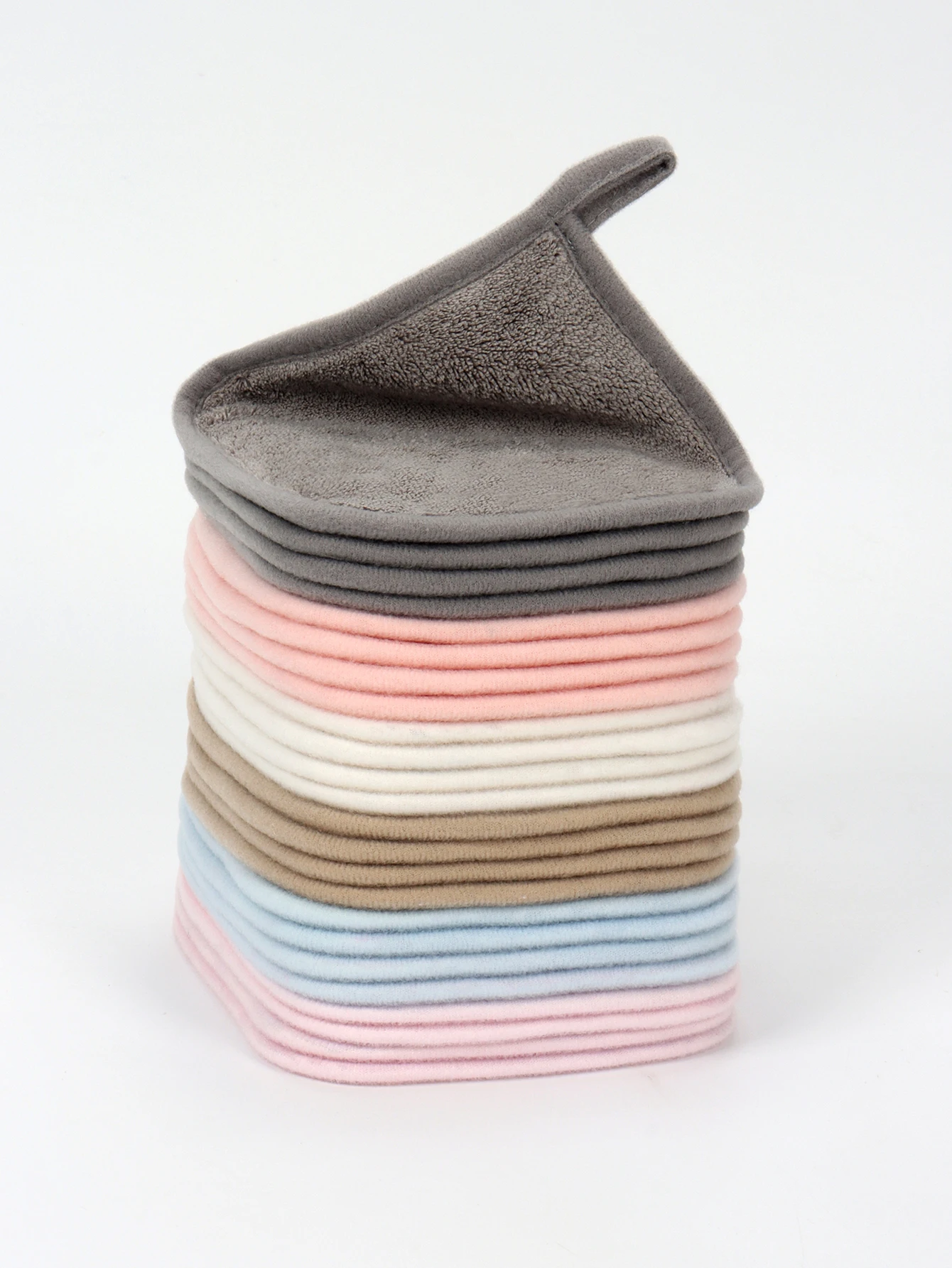 12Pcs Microfiber Face Cloths Reusable Makeup Remover Cloth Makeup Towels Face Deep Cleaning Pads Skincare Beauty Tools image 3