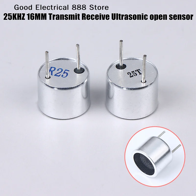 【GE】5/10Pcs 25KHZ 16MM Transmit Receive Ultrasonic Open Sensor TCT25-16T/R Split Type Probe Ultrasonic Drive Dog Device Parts