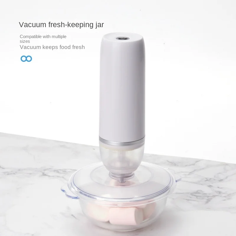 USB Electric Vacuum Sealer Machine Vacuum Bag Suction Air Pump Food Seal Storage Pouch Packing Compression Pump Kitchen Packer