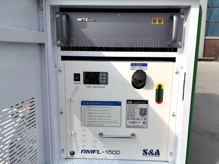 Maxcool Laser Machines 1000w 1500w 2000W 3000W Fiber Laser Machine Cutting, Welding, Cleaning Function 3 In 1