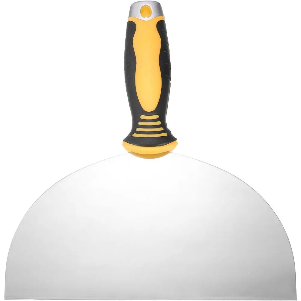 

Шпатель 8 дюймов, скребок для краски из высокоуглеродистой стали, гибкий нож для ремонта гипсокартона, грязевой нож для удаления цементных обоев, грязевой клей, тапи