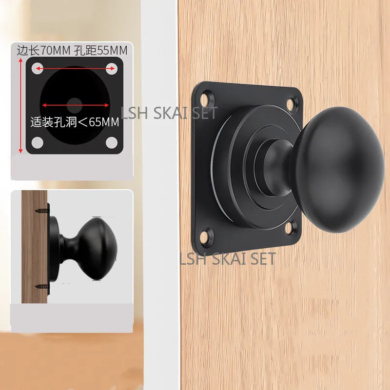 1PC Spherical Single-sided Door Handle Solid Aluminum Alloy Door Knobs Furniture Hardware Handles for Old Door Renovation
