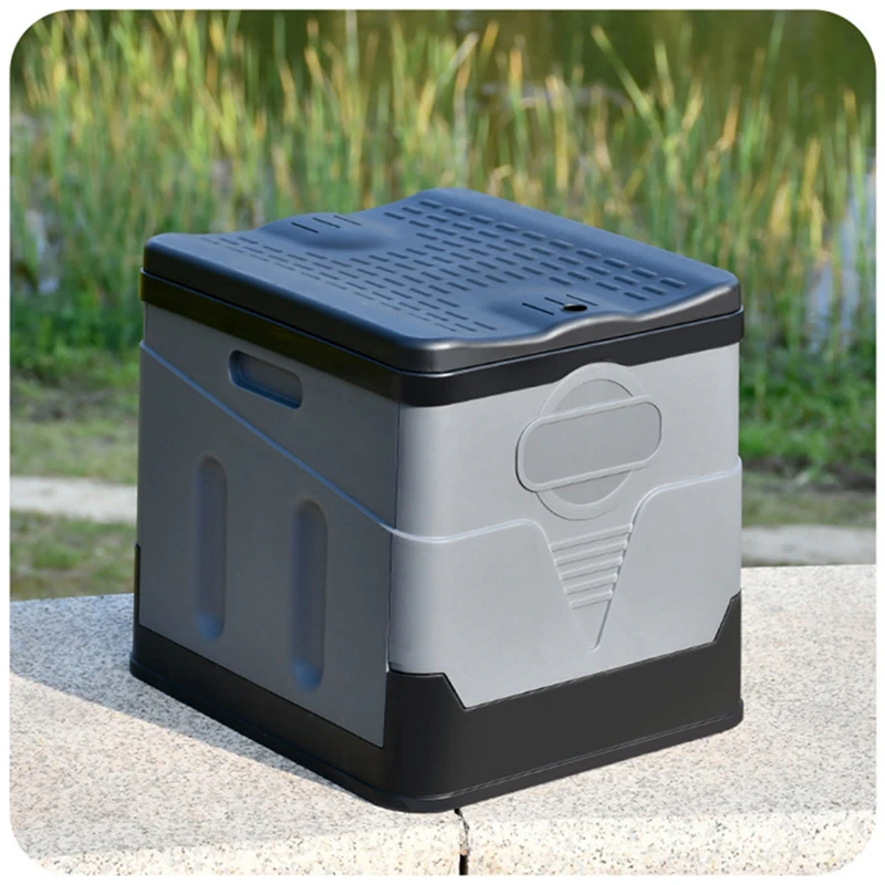 Folding Toilet, Portable, Collapsible, Anti-Odor Storage Box, Car Toilet, Adult Self-Driving Travel Emergency Toilet image 4
