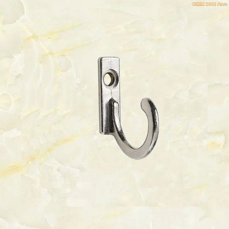 K1AE 10 Pcs Robe Hook Simplicity Hanger Vintage Bronze Small Hooks Easy to Install
