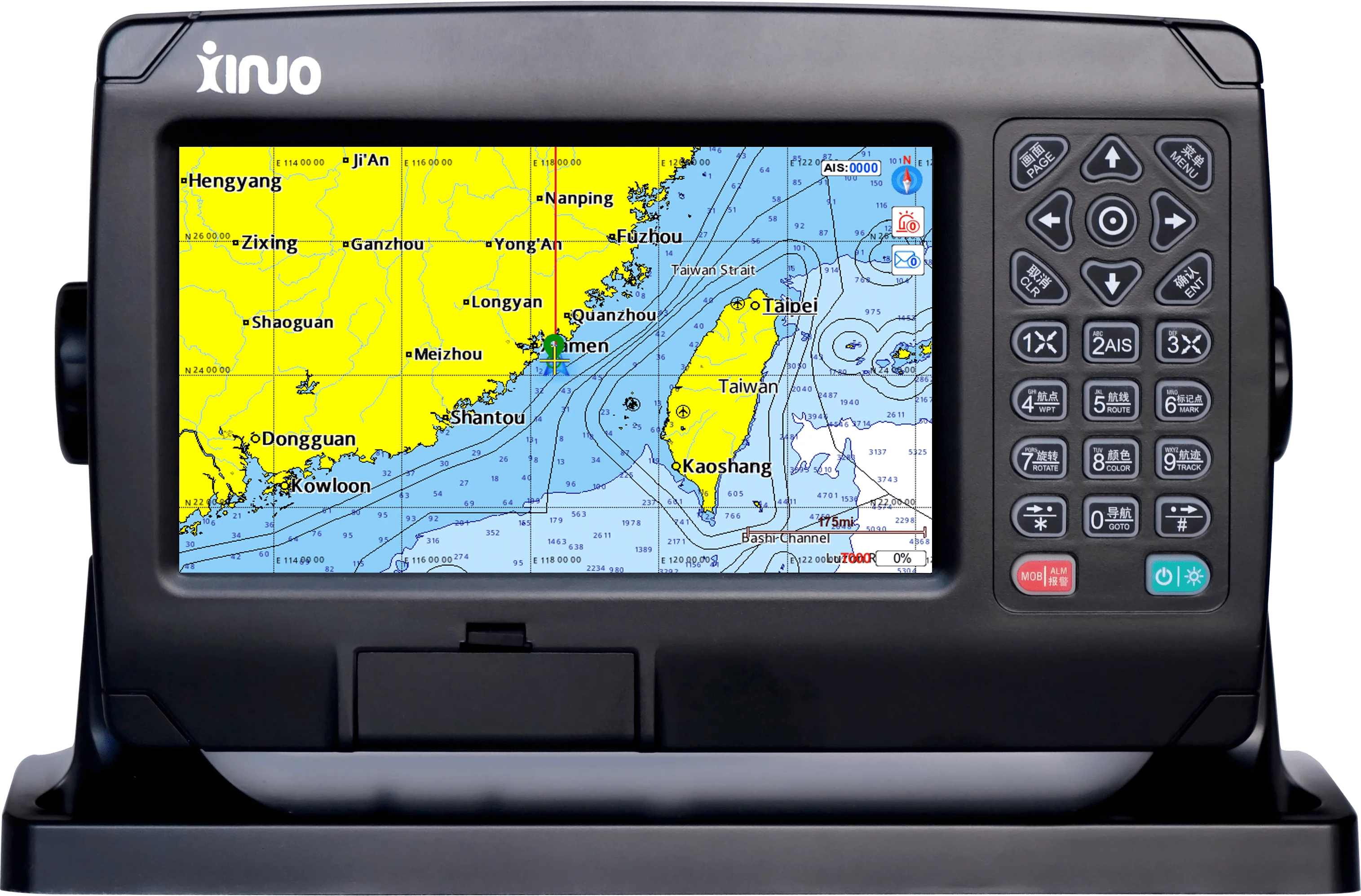 Marine Electronics Multi-functional Touch Screen GPS AIS Transponder Chart Plotter XINUO XN-60 XN-6012 12.1