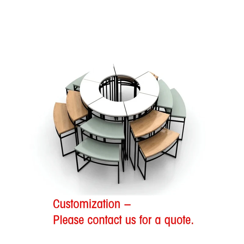 custom.Supermarket Modern Design Multi Layer Circle Combine Round Promotion Table Display Rack
