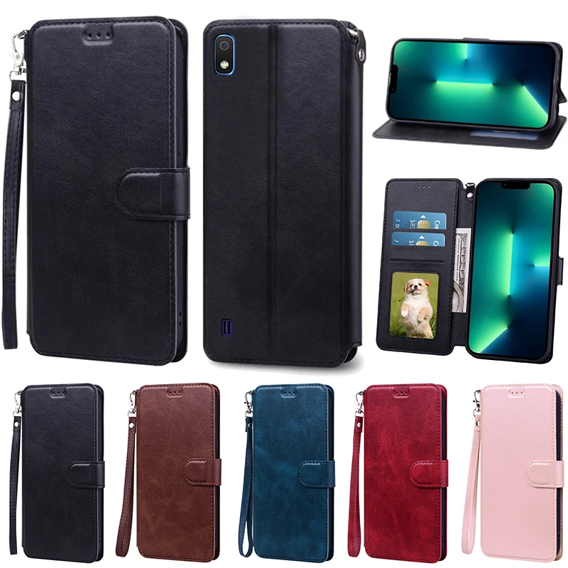 Leather Flip Phone Case For Samsung Galaxy A10 Case A10s Fashion Magnetic Wallet Cover For Samsung A10 Case A 10 A105F A10S Bags