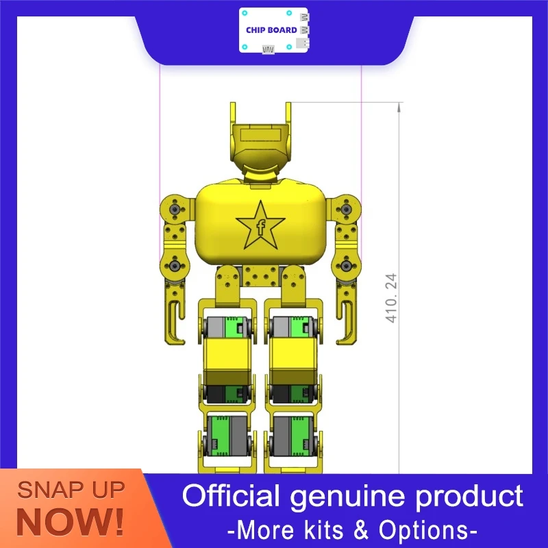 

Seeedstudio Fashionstar Atom X 17DOF Humanoid Robot Kit with RA8-U25H-M Servos and XIAO ESP32S3 Open Source Platform