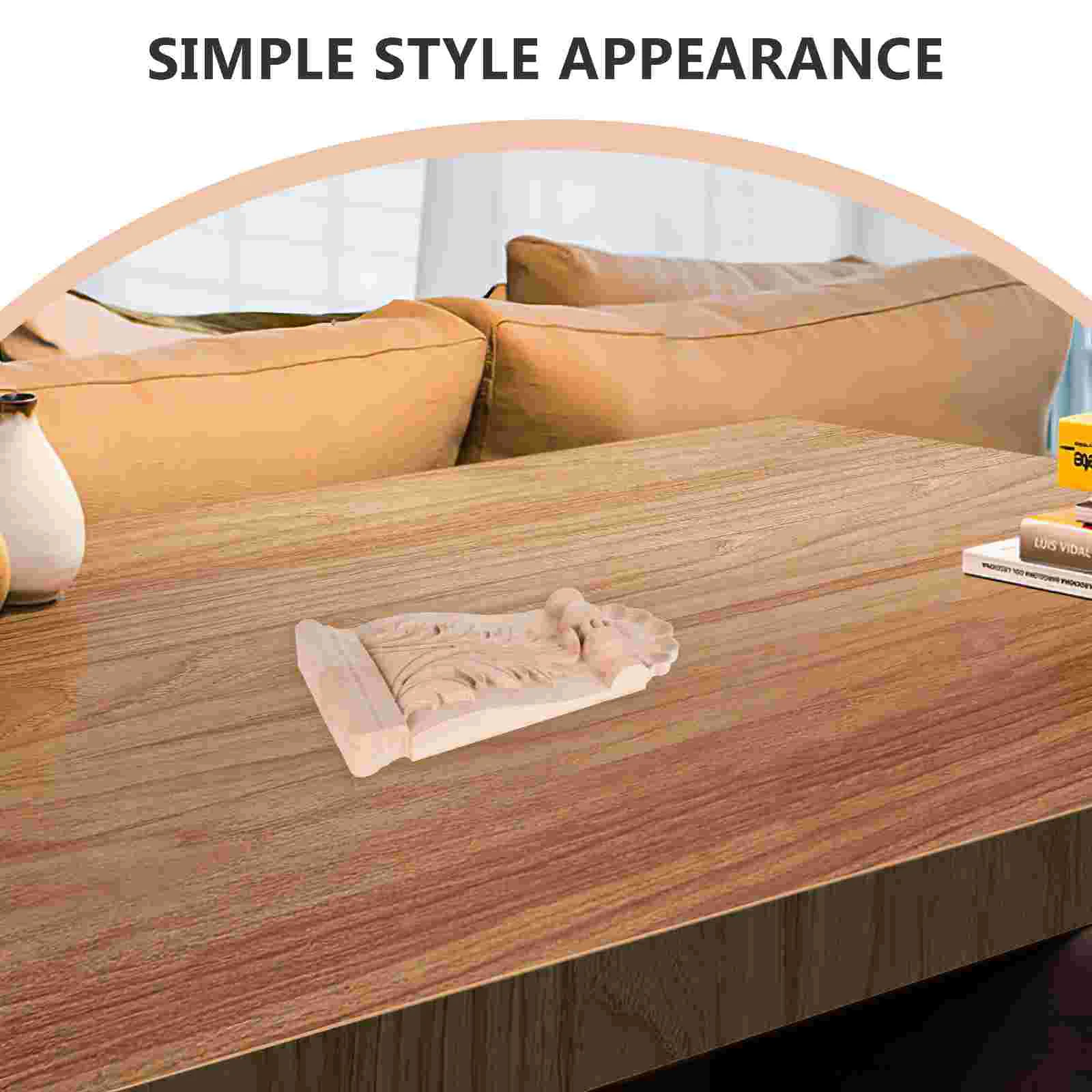 Ukiran Kayu Modal Gaya Eropa Applique Onlay Korel Dekoratif Keahlian Kayu Solid Kokoh Ruang Tamu Kamar Tidur
