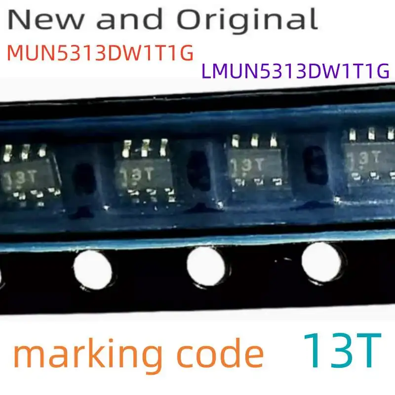 Lmun5313Dw1T1G Mun5313Dw1T1G Sot363 Dual Bias Resistor Transistors Marking Code 13