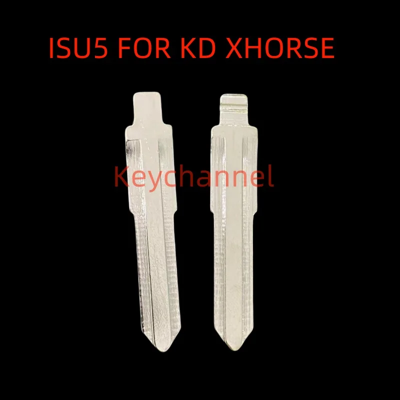 Keychannel-Chave Do Carro De Metal, Lâmina Em Branco, VVDI Flip, Cabeça De Lâmina Remota Para Isuzu, Xhore, KEYDIY, 10Pcs por Lote