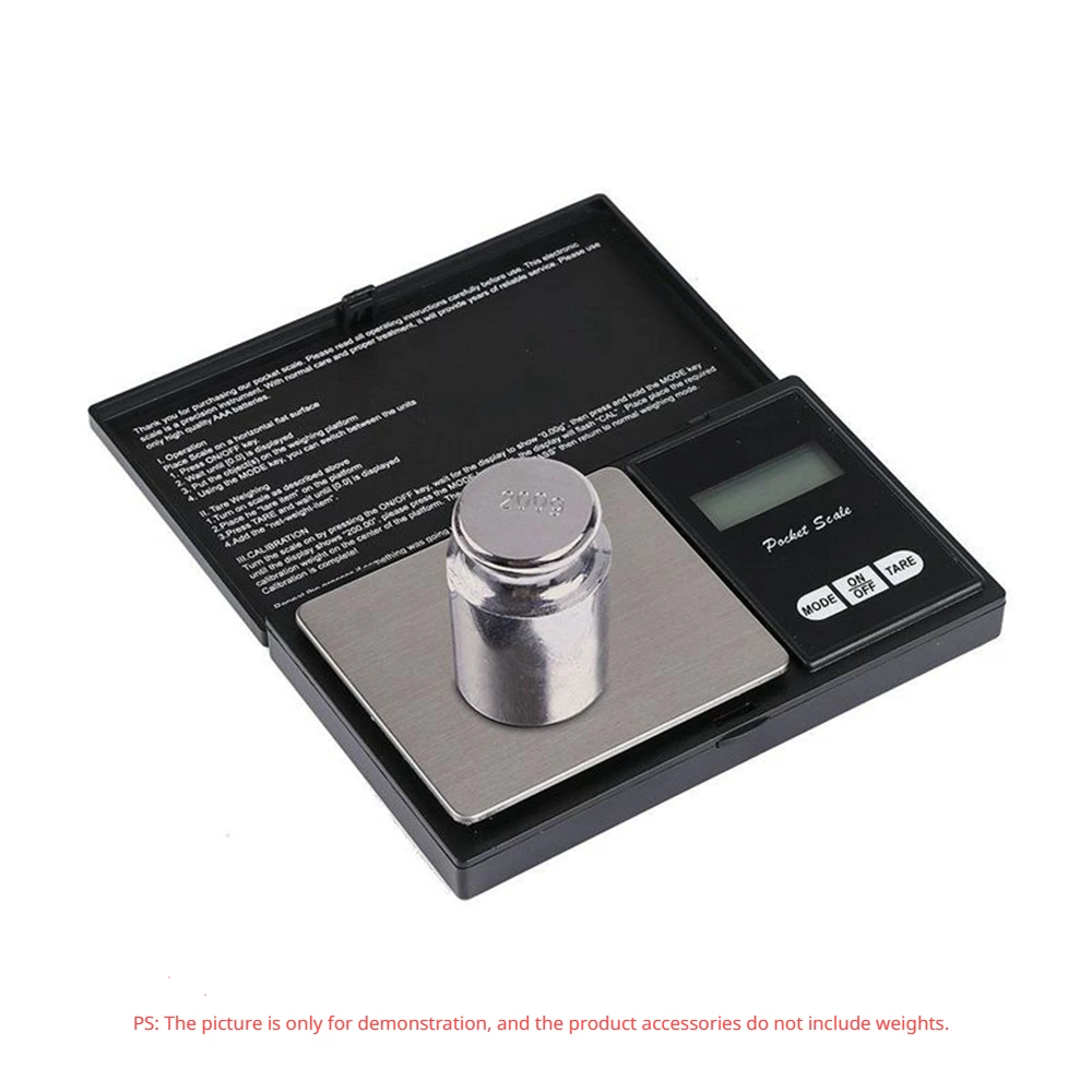 Tasche Digitale Waage Silber Münze Gold Schmuck Diamant Wiegen Balance 0,1x1000g/0,01x200g