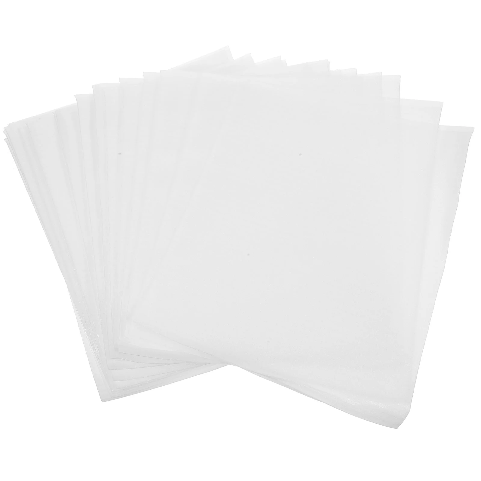 100 Pcs Foam Packing Clear Plates Wrap Packaging Tableware Moving Supplies White