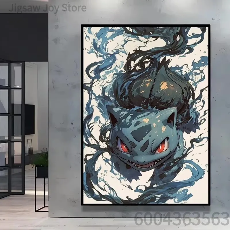 Cool Japanese Anime Pokemon Puzzle Dragonite Flying Bulbasaur Vine Assembly Game Stress Relief Hobby Present For Men Boys