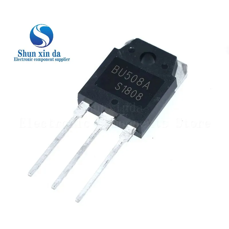 10PCS BU508A BU508 NPN 700V 8A TO-3P DIP NPN Power Transistor SXD