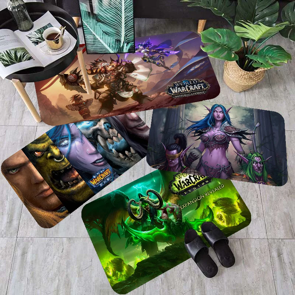 The W-World Of W-Warcraft Kitchen Mat Cheaper Anti-slip Modern Living Room Balcony Printed Modern Home Decor