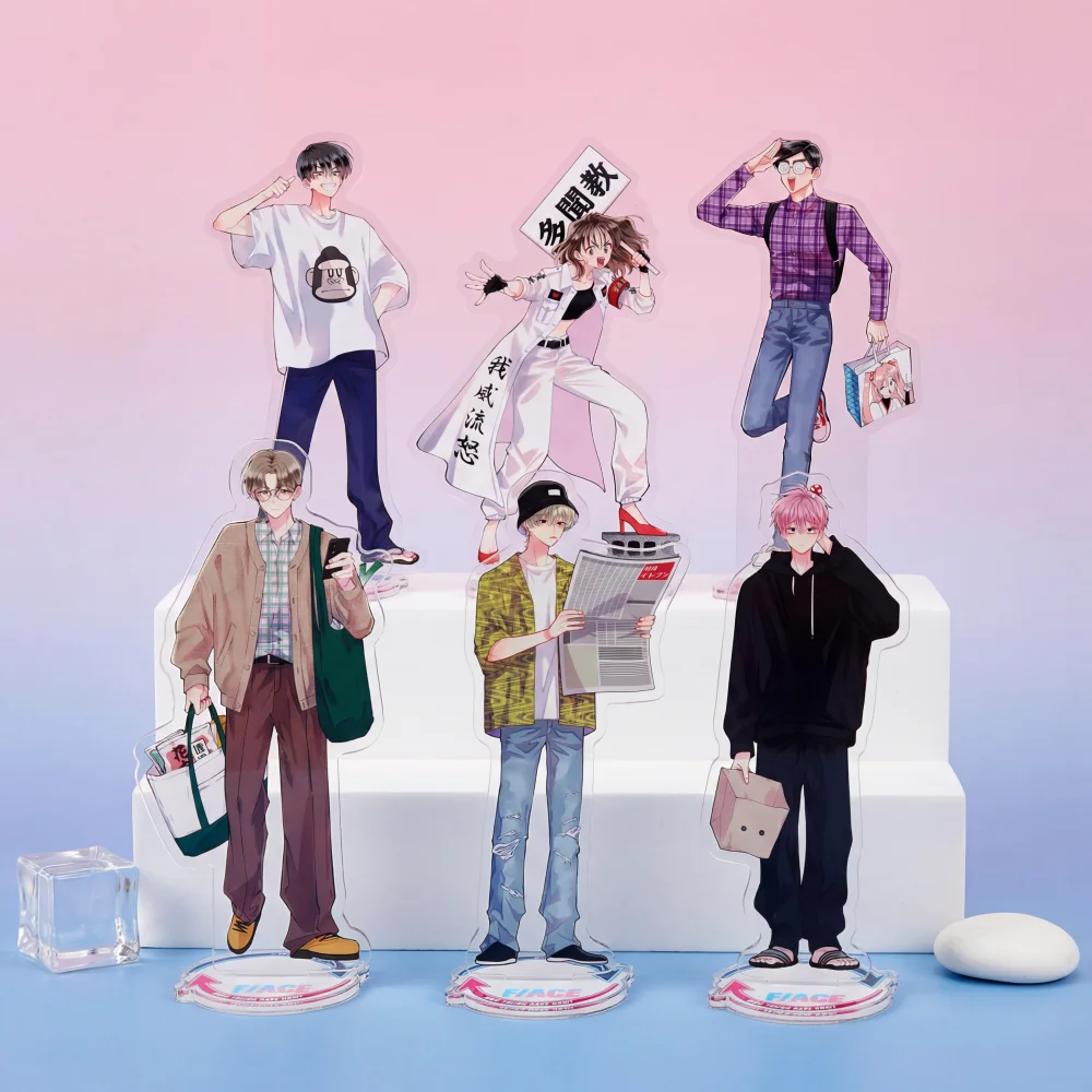 Anime Tamon's B-Side Akrylowy Stojący Figurka Brelok Zawieszka do Kluczy Samochodowych F/ACE Tamon Przezroczysta Dekoracja na Biurko Ozdoba do Torby Prezent dla Fanów