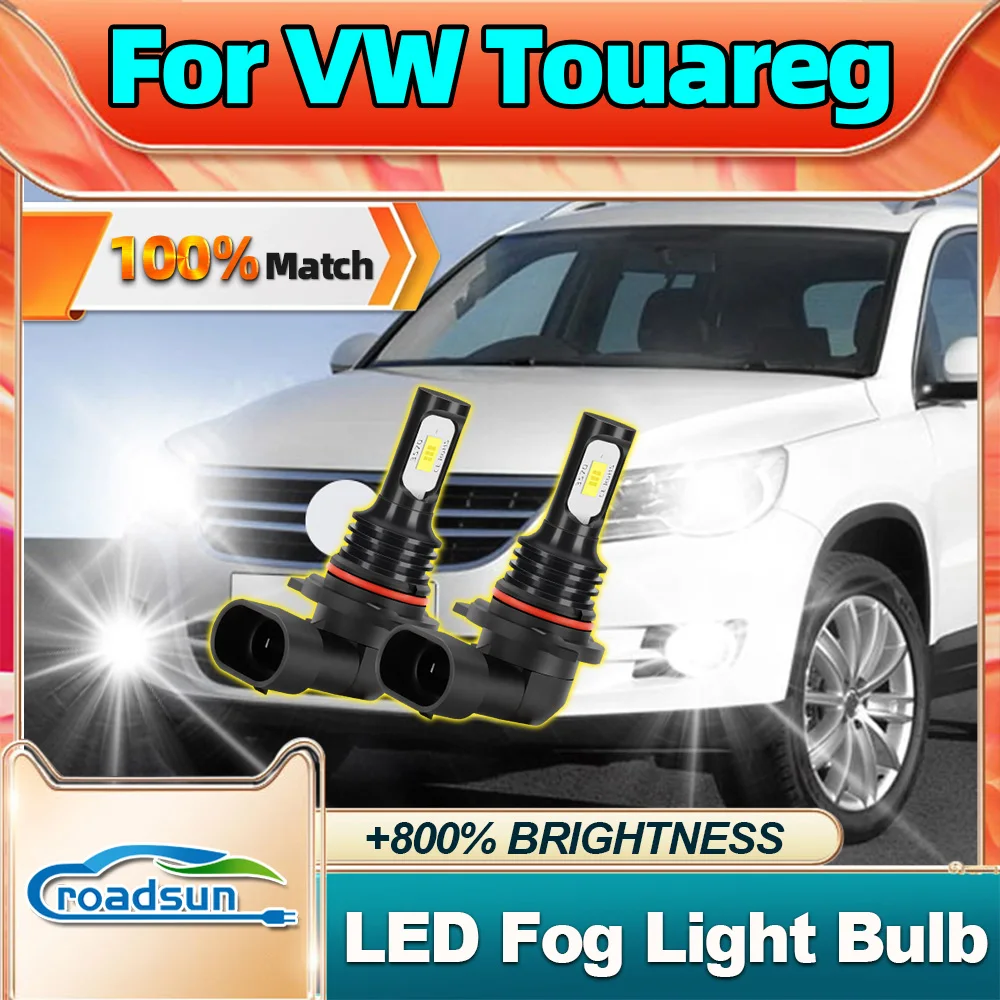

Roadsun для VW Touareg 2X автоматический передний противотуманный фонарь, супер яркая автомобильная противотуманная фара, лампа Canbus без ошибок, 360-градусное освещение Canbus